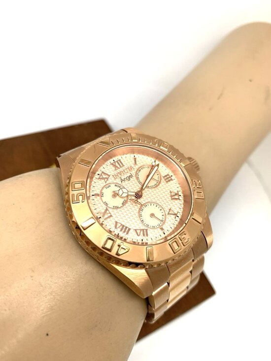 Invicta Women\'s Watch 17525 Angel Quartz Rose Gold Tone Stainless Steel 40mm main image 8